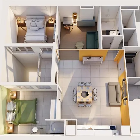 Centre Historique- Free Parking-wifi-campagne Chic- Sleepntripbeziers Apartmán *