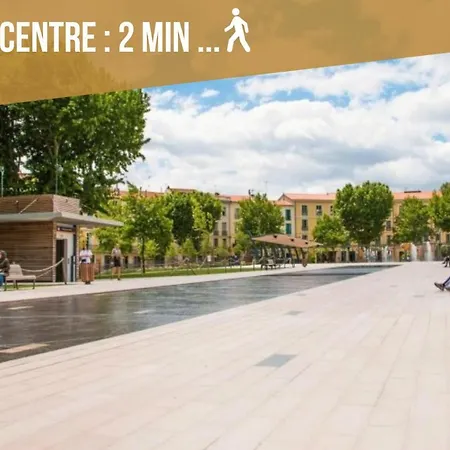 Centre Historique- Free Parking-wifi-campagne Chic- Sleepntripbeziers Apartment Béziers