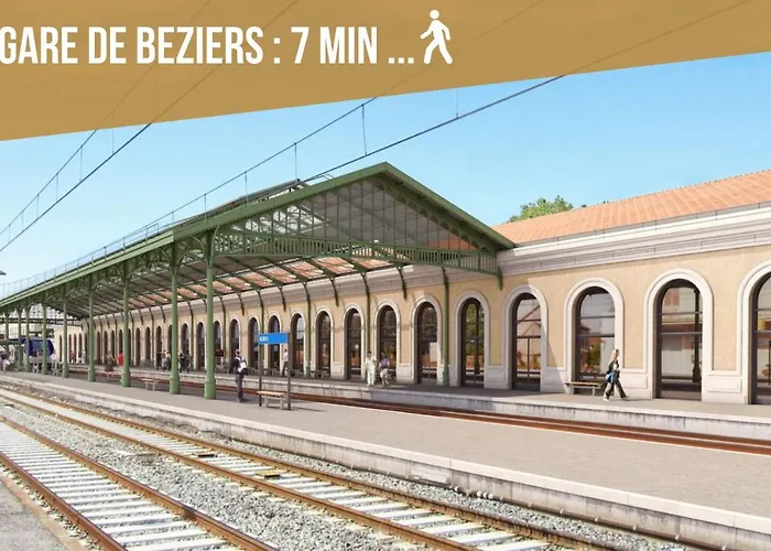 Centre Historique- Free Parking-wifi-campagne Chic- Sleepntripbeziers *
