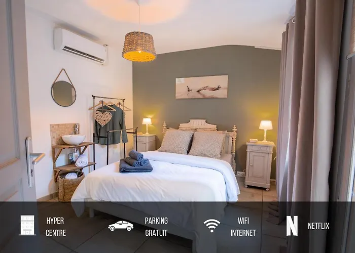 Διαμέρισμα Centre Historique- Free Parking-wifi-campagne Chic- Sleepntripbeziers *